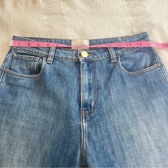 Sezane Straight Leg High Rise Jeans Size 28 - Picture 4 of 10